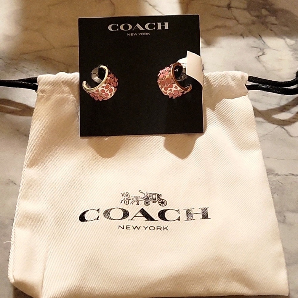 Coach earrings